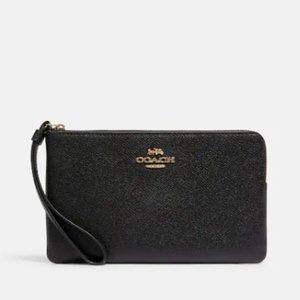 Brand New Black Coach Clutch/Wristlet